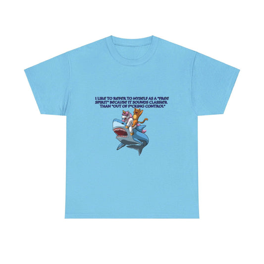 Free Spirit Out Of Control Unisex Heavy Cotton Tee - S-Mart Shop Smart Treasures