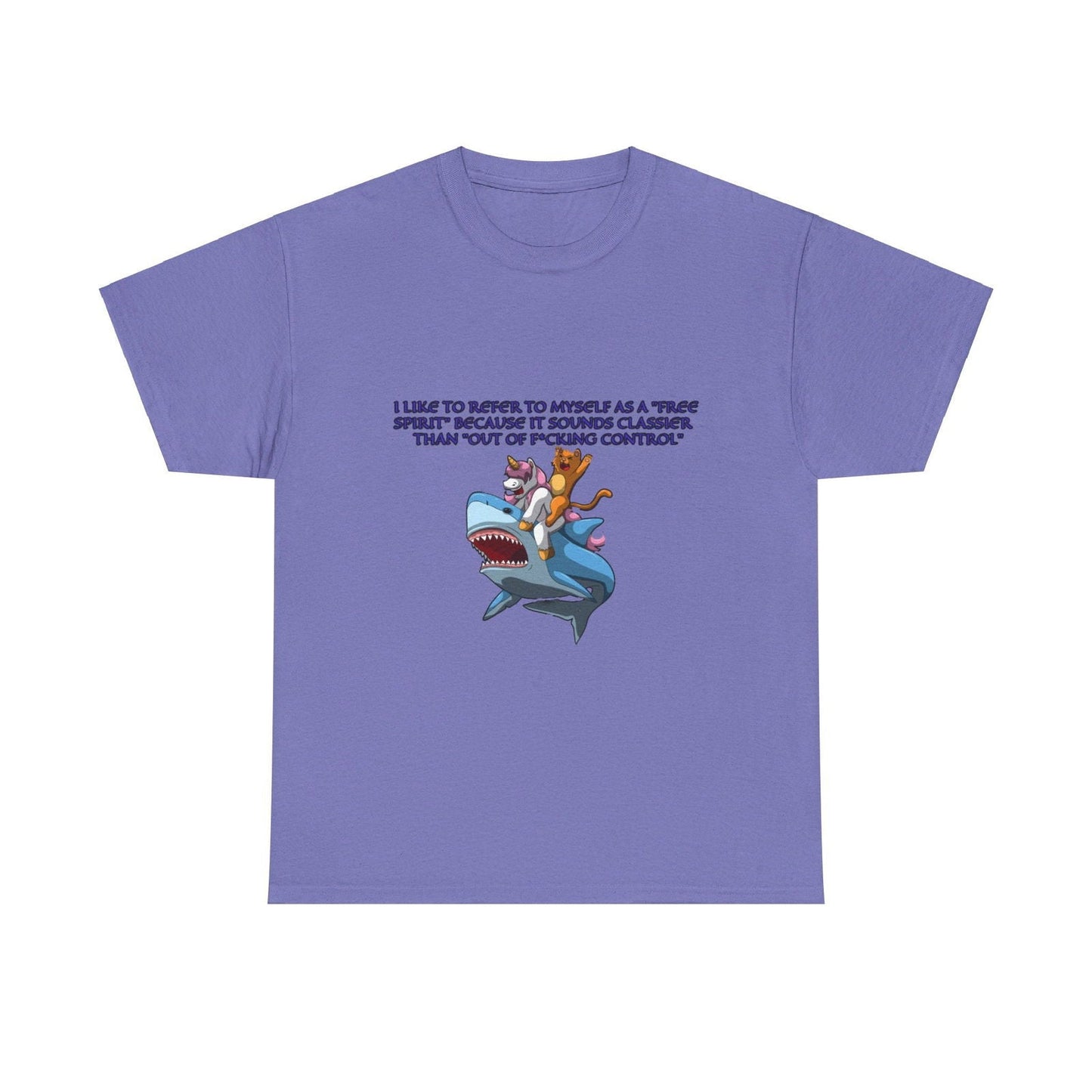 Free Spirit Out Of Control Unisex Heavy Cotton Tee - S-Mart Shop Smart Treasures