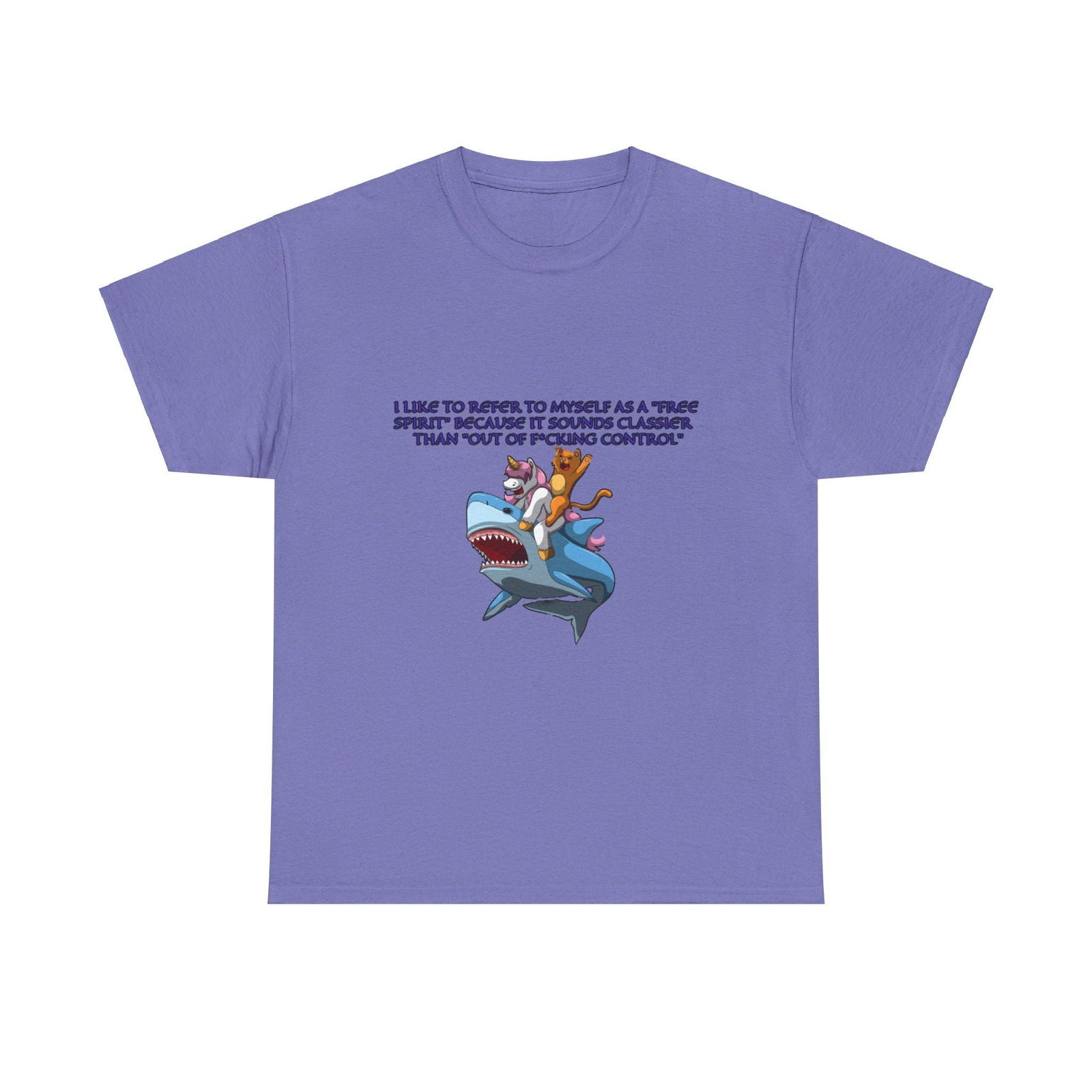 Free Spirit Out Of Control Unisex Heavy Cotton Tee - S - Mart Shop Smart Treasures