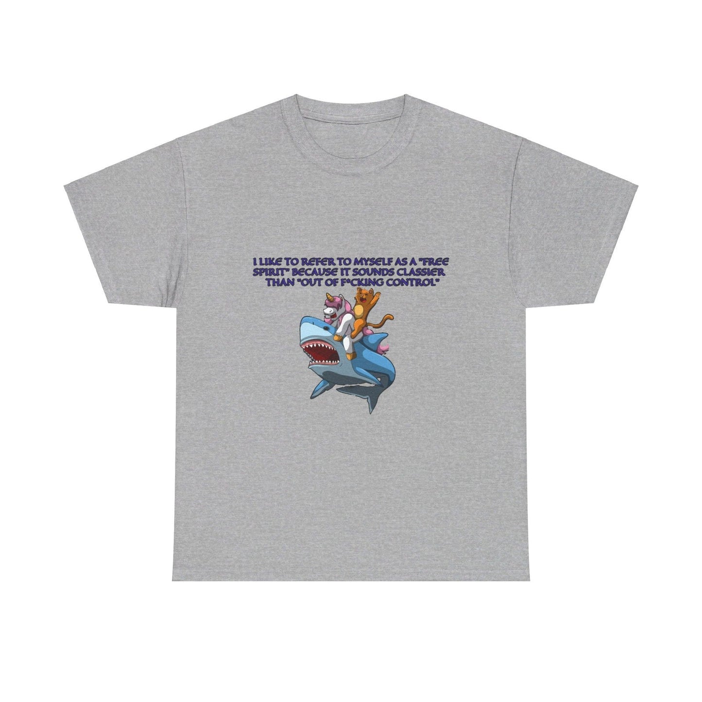 Free Spirit Out Of Control Unisex Heavy Cotton Tee - S-Mart Shop Smart Treasures