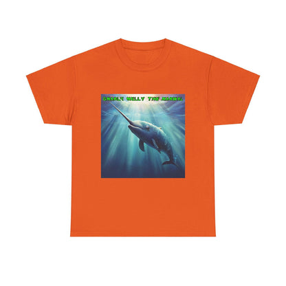 gNarly Nelly The Narwal Unisex Heavy Cotton Tee - S-Mart Shop Smart Treasures