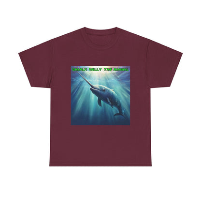 gNarly Nelly The Narwal Unisex Heavy Cotton Tee - S-Mart Shop Smart Treasures