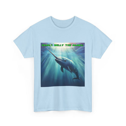 gNarly Nelly The Narwal Unisex Heavy Cotton Tee - S-Mart Shop Smart Treasures
