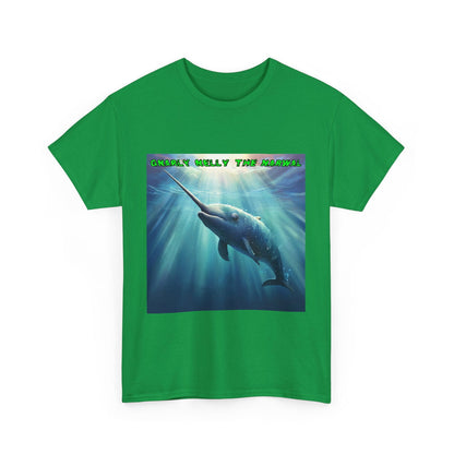 gNarly Nelly The Narwal Unisex Heavy Cotton Tee - S-Mart Shop Smart Treasures