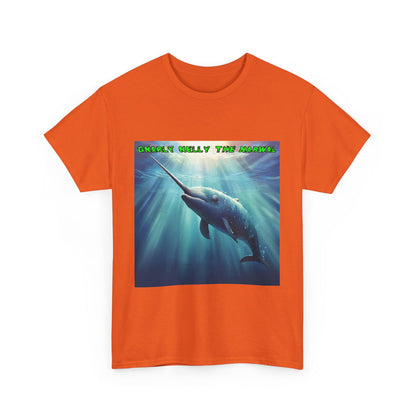 gNarly Nelly The Narwal Unisex Heavy Cotton Tee - S-Mart Shop Smart Treasures
