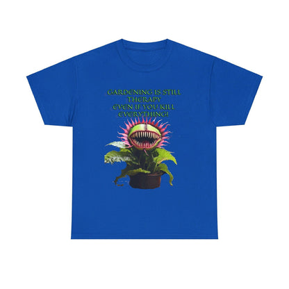 Gardening Is Therapy Unisex Heavy Cotton Tee - S-Mart Shop Smart Treasures