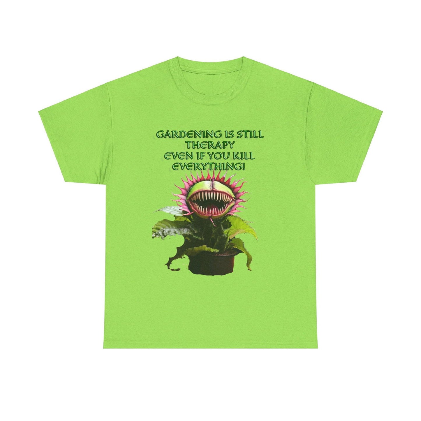 Gardening Is Therapy Unisex Heavy Cotton Tee - S-Mart Shop Smart Treasures