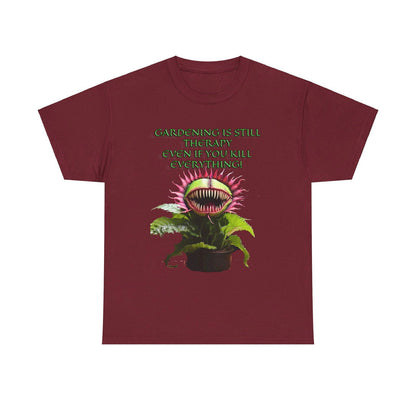 Gardening Is Therapy Unisex Heavy Cotton Tee - S-Mart Shop Smart Treasures