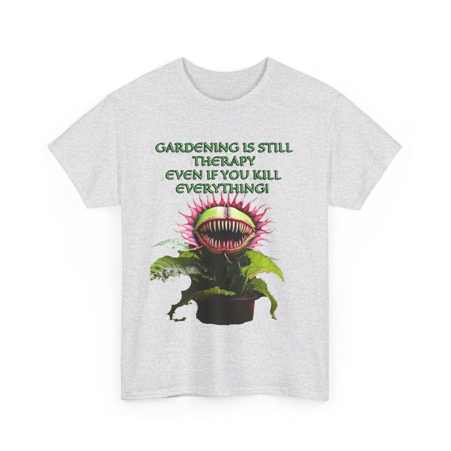 Gardening Is Therapy Unisex Heavy Cotton Tee - S-Mart Shop Smart Treasures