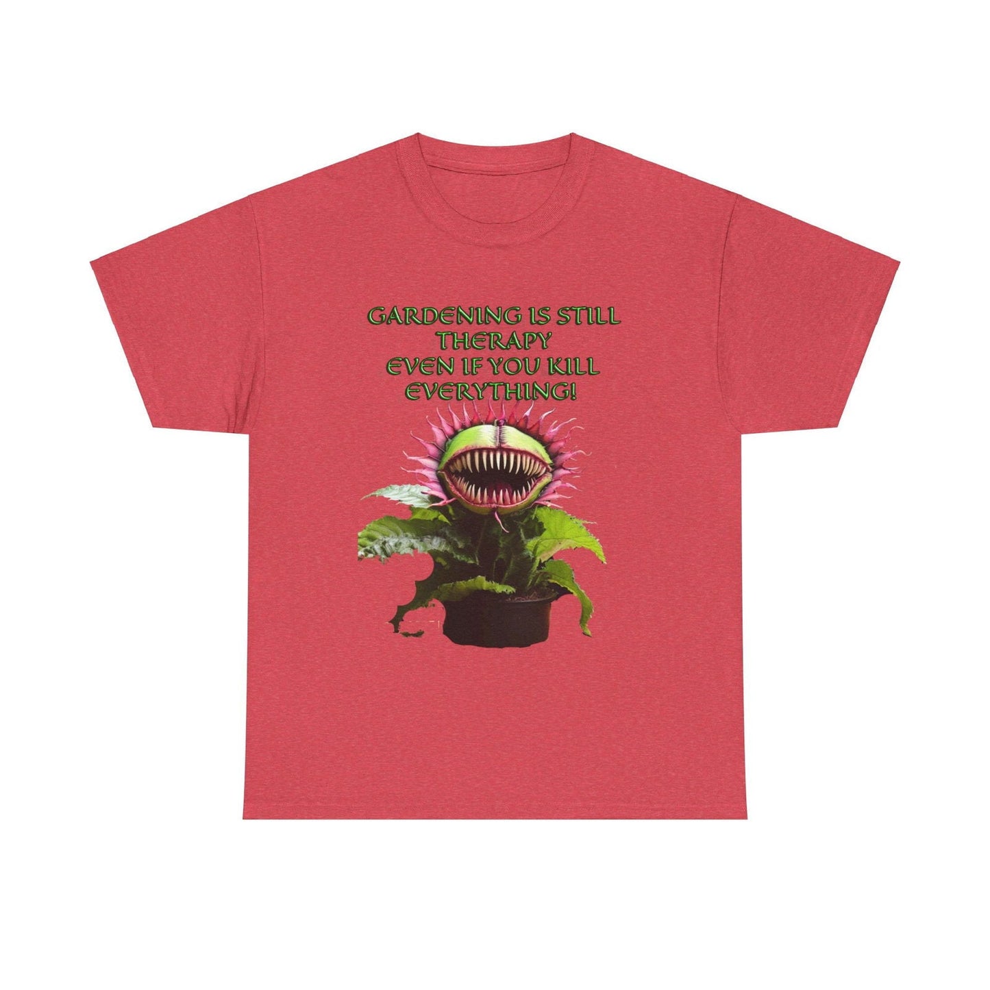Gardening Is Therapy Unisex Heavy Cotton Tee - S-Mart Shop Smart Treasures