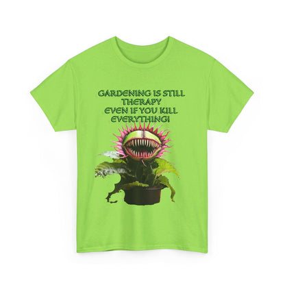 Gardening Is Therapy Unisex Heavy Cotton Tee - S-Mart Shop Smart Treasures