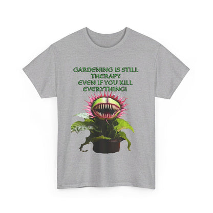 Gardening Is Therapy Unisex Heavy Cotton Tee - S-Mart Shop Smart Treasures