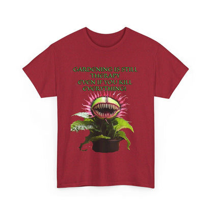 Gardening Is Therapy Unisex Heavy Cotton Tee - S-Mart Shop Smart Treasures