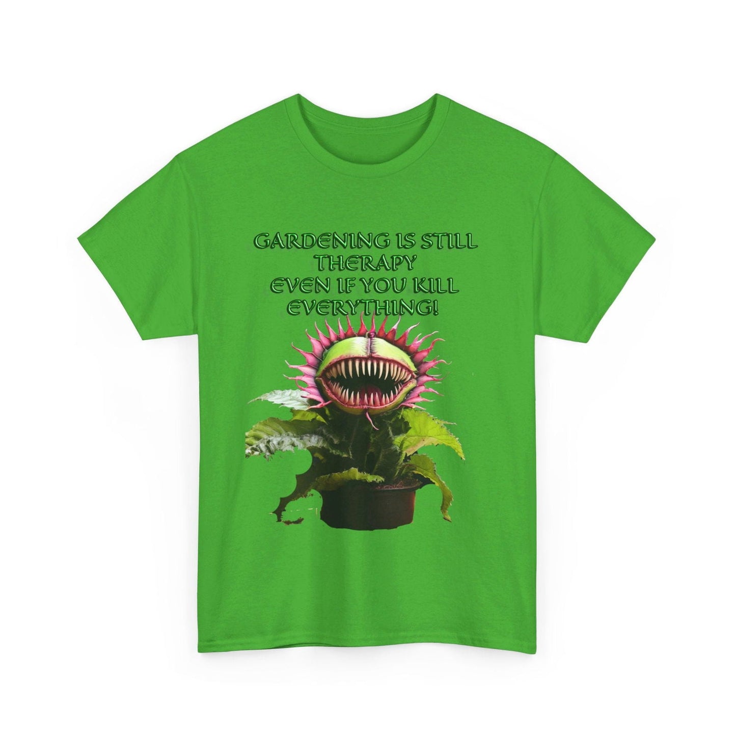 Gardening Is Therapy Unisex Heavy Cotton Tee - S-Mart Shop Smart Treasures