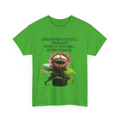 Gardening Is Therapy Unisex Heavy Cotton Tee - S-Mart Shop Smart Treasures