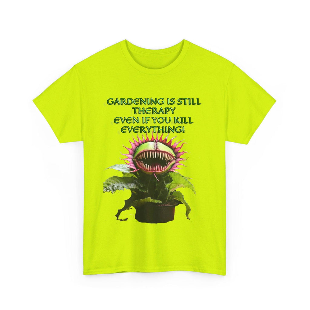 Gardening Is Therapy Unisex Heavy Cotton Tee - S - Mart Shop Smart Treasures