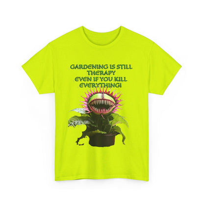 Gardening Is Therapy Unisex Heavy Cotton Tee - S-Mart Shop Smart Treasures
