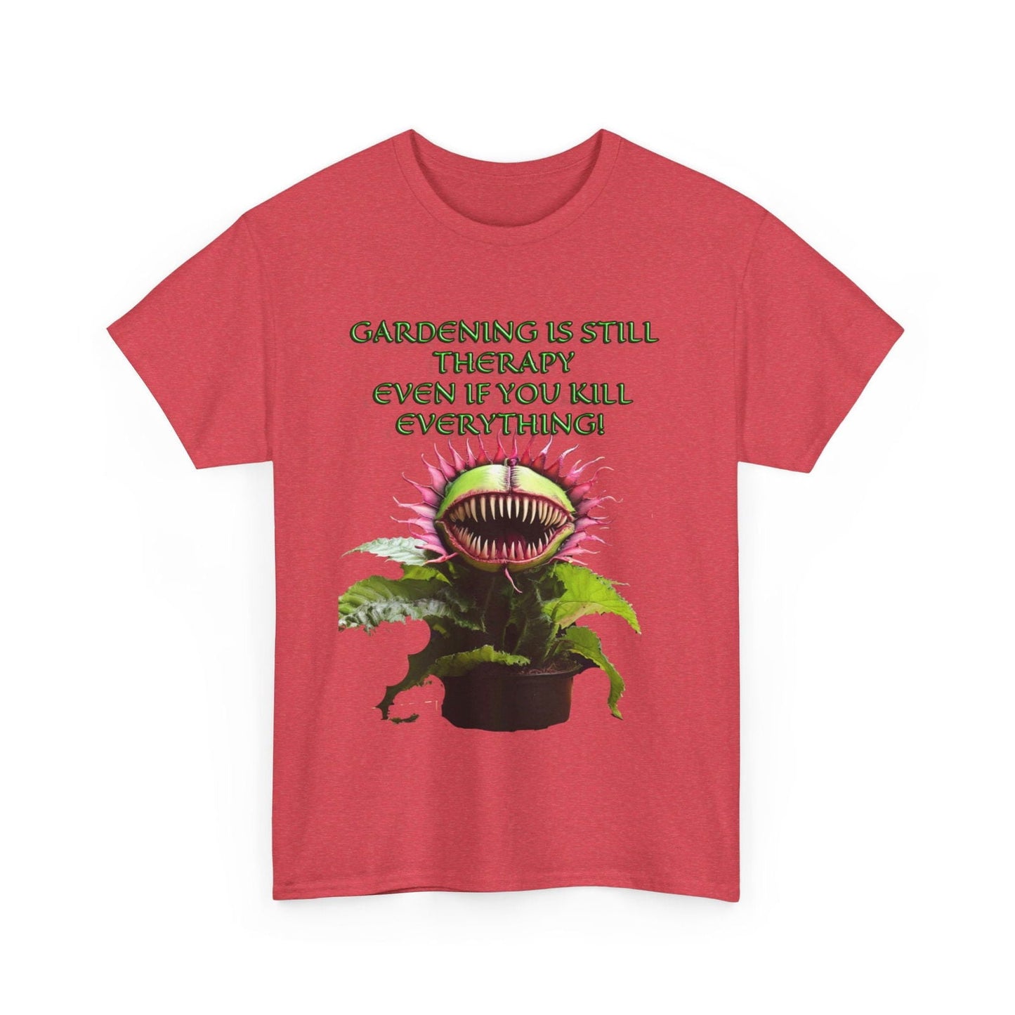 Gardening Is Therapy Unisex Heavy Cotton Tee - S-Mart Shop Smart Treasures