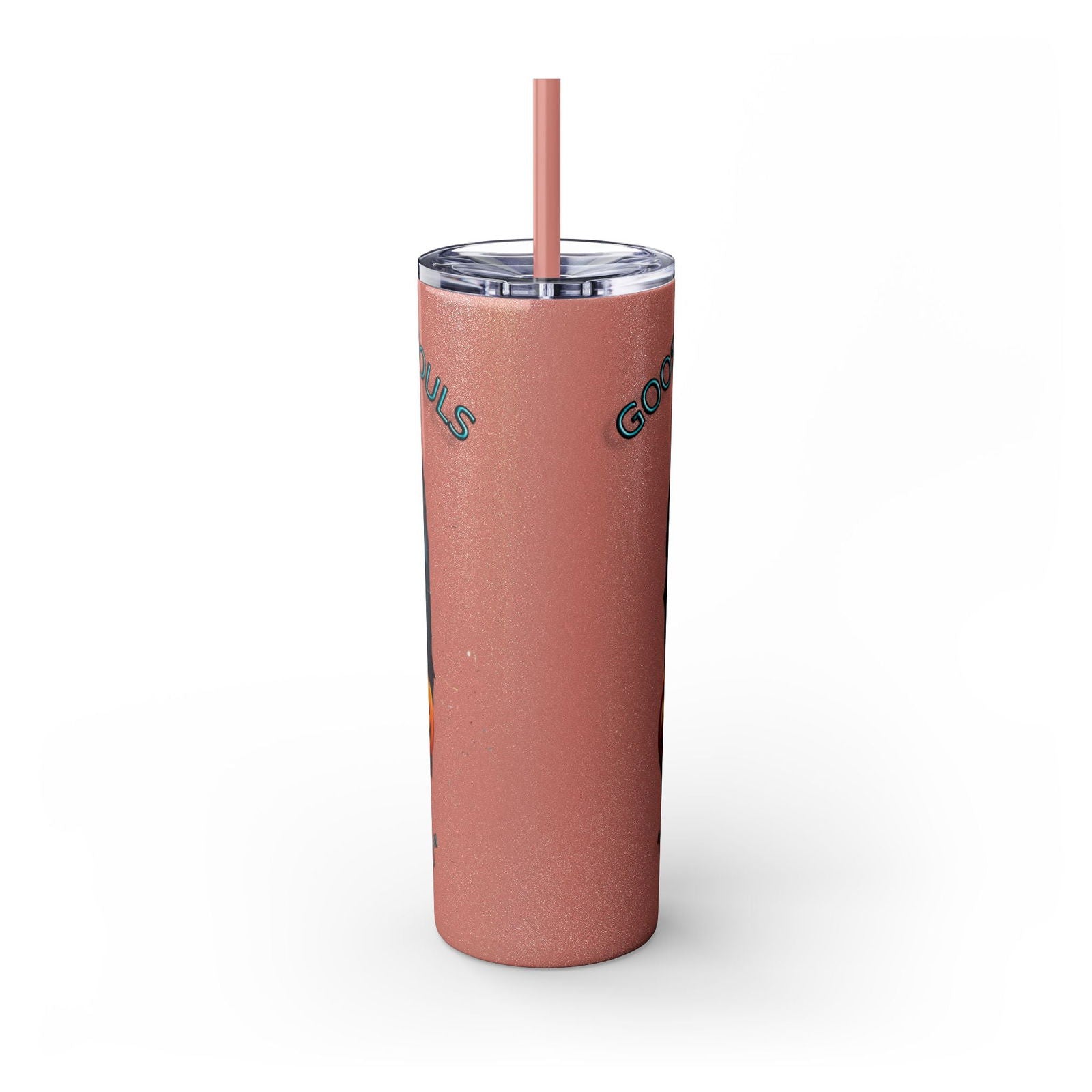Goose Bumps And Ghouls Too Cute To Spook Skinny Tumbler with Straw, 20oz - S-Mart Shop Smart Treasures
