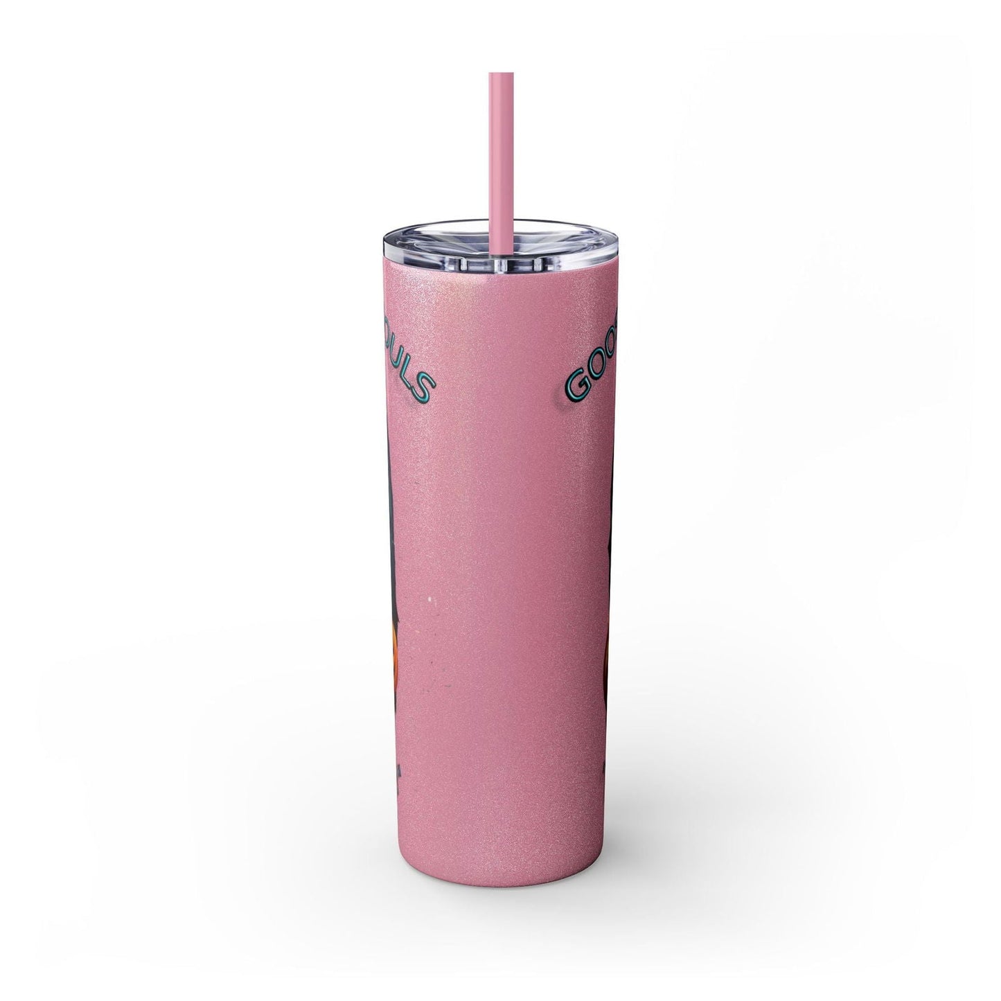 Goose Bumps And Ghouls Too Cute To Spook Skinny Tumbler with Straw, 20oz - S-Mart Shop Smart Treasures