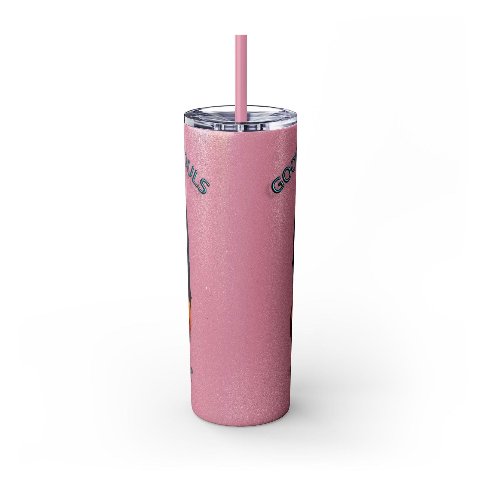 Goose Bumps And Ghouls Too Cute To Spook Skinny Tumbler with Straw, 20oz - S-Mart Shop Smart Treasures