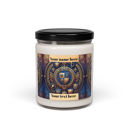 Honor Customizable Royal Crest – 9oz Decorative Candle for Home & Occasions - S-Mart Shop Smart Treasures