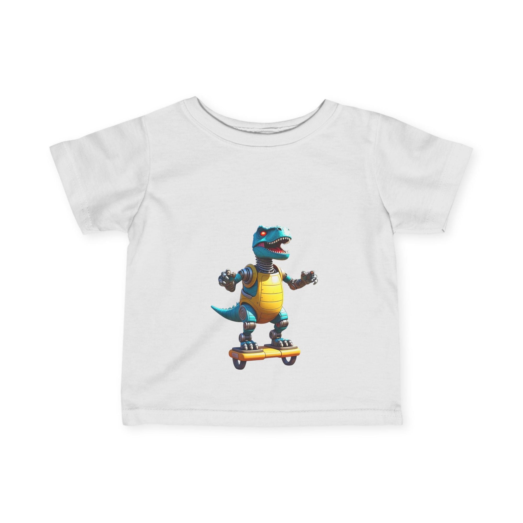 Hoover Board Dinosaur Infant Tee - Fun and Playful Baby Shirt - S - Mart Shop Smart Treasures