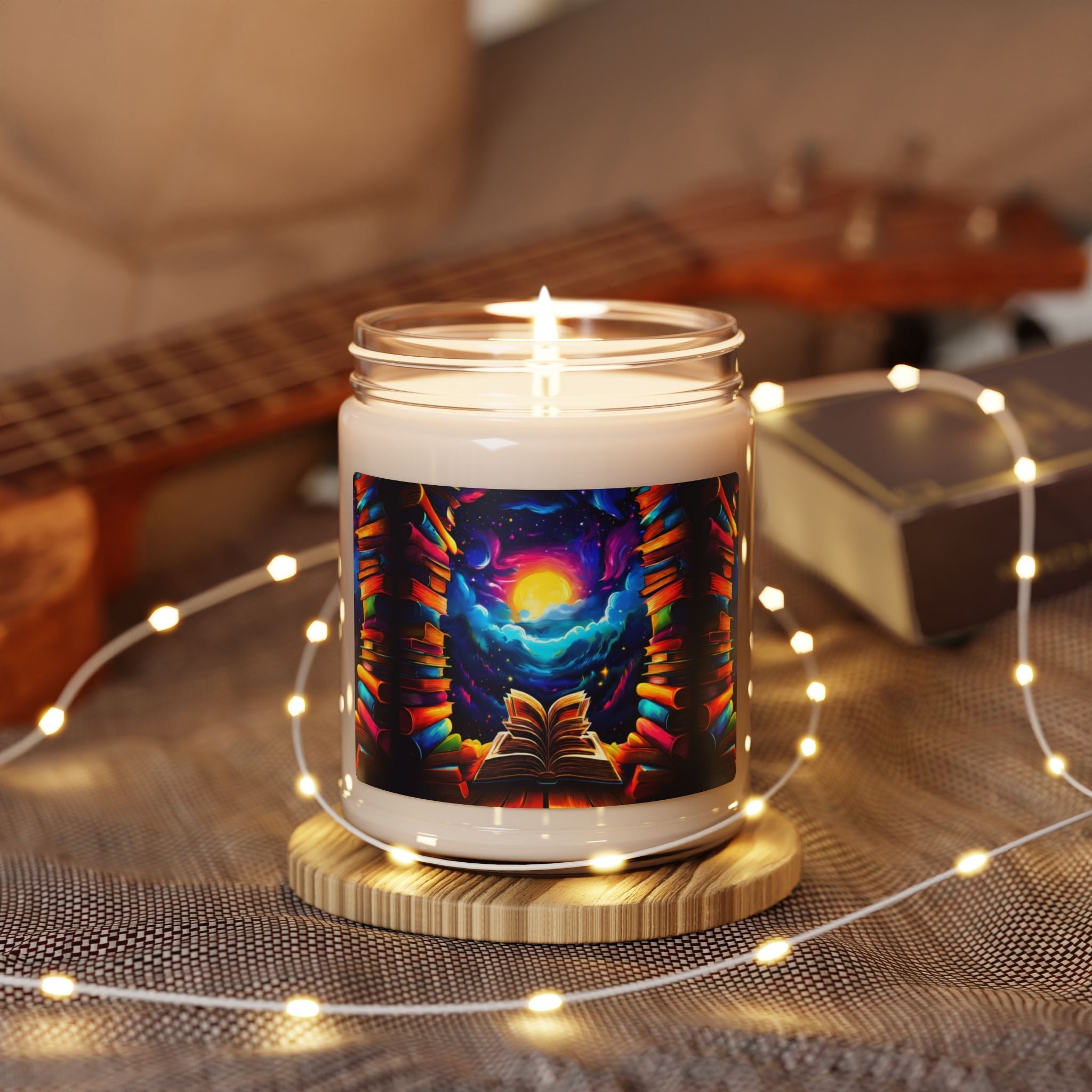 Inspirational Book Lover's Scented Soy Candle - 9oz | Cozy Reading Vibe | Perfect Gift for Bibliophiles - S-Mart Shop Smart Treasures