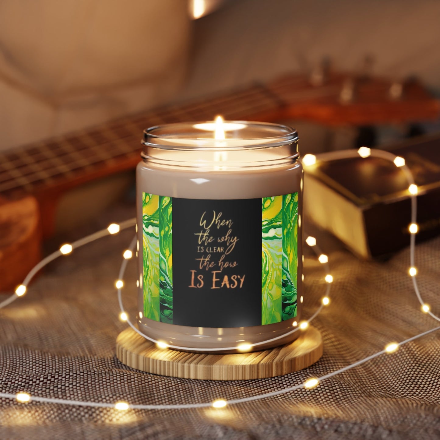 Inspirational Scented Candle - 9oz Aromatherapy Candle with Motivational Quote - S-Mart Shop Smart Treasures