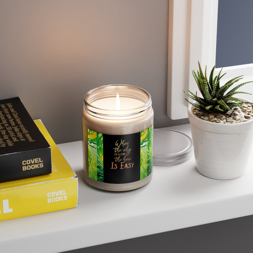 Inspirational Scented Candle - 9oz Aromatherapy Candle with Motivational Quote - S-Mart Shop Smart Treasures