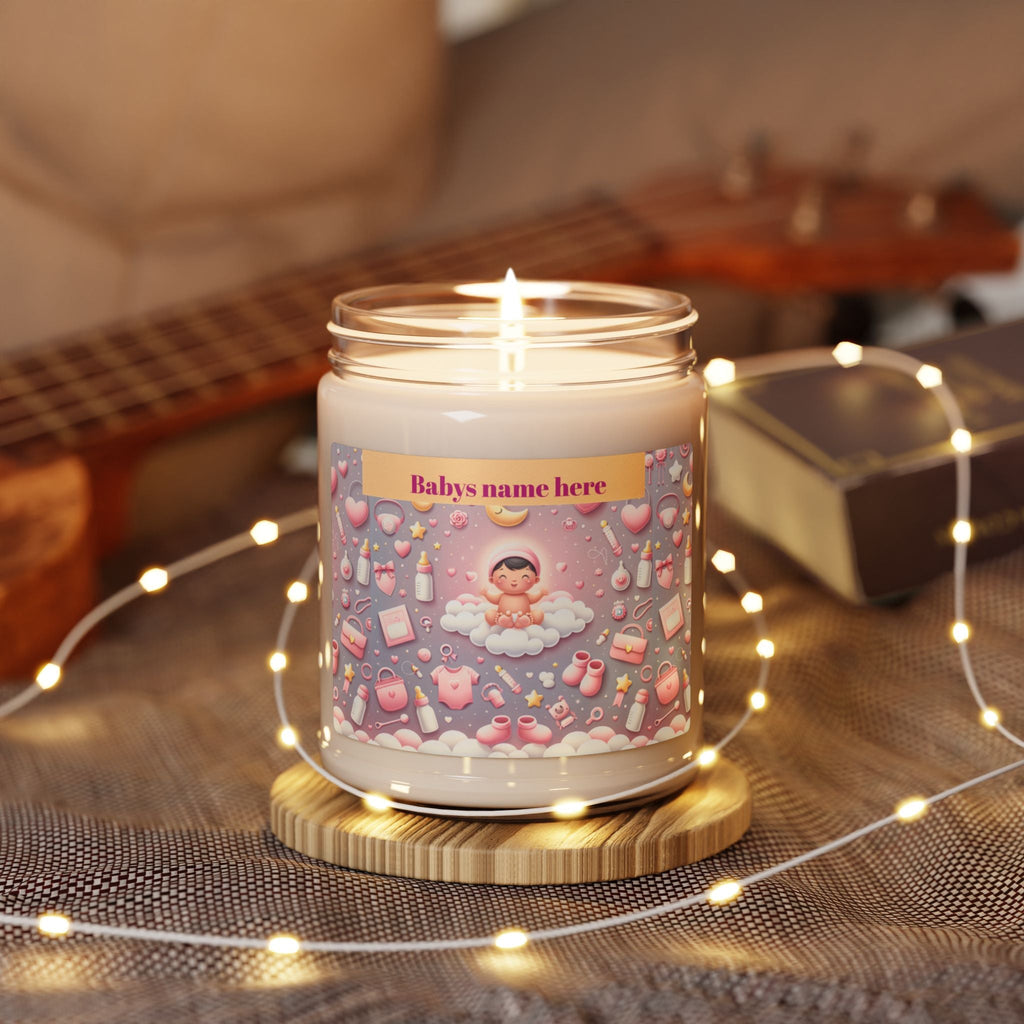 It's A Girl Whimsical Pink Dream Scented Soy Candle - 9oz Delightful Relaxation - S-Mart Shop Smart Treasures