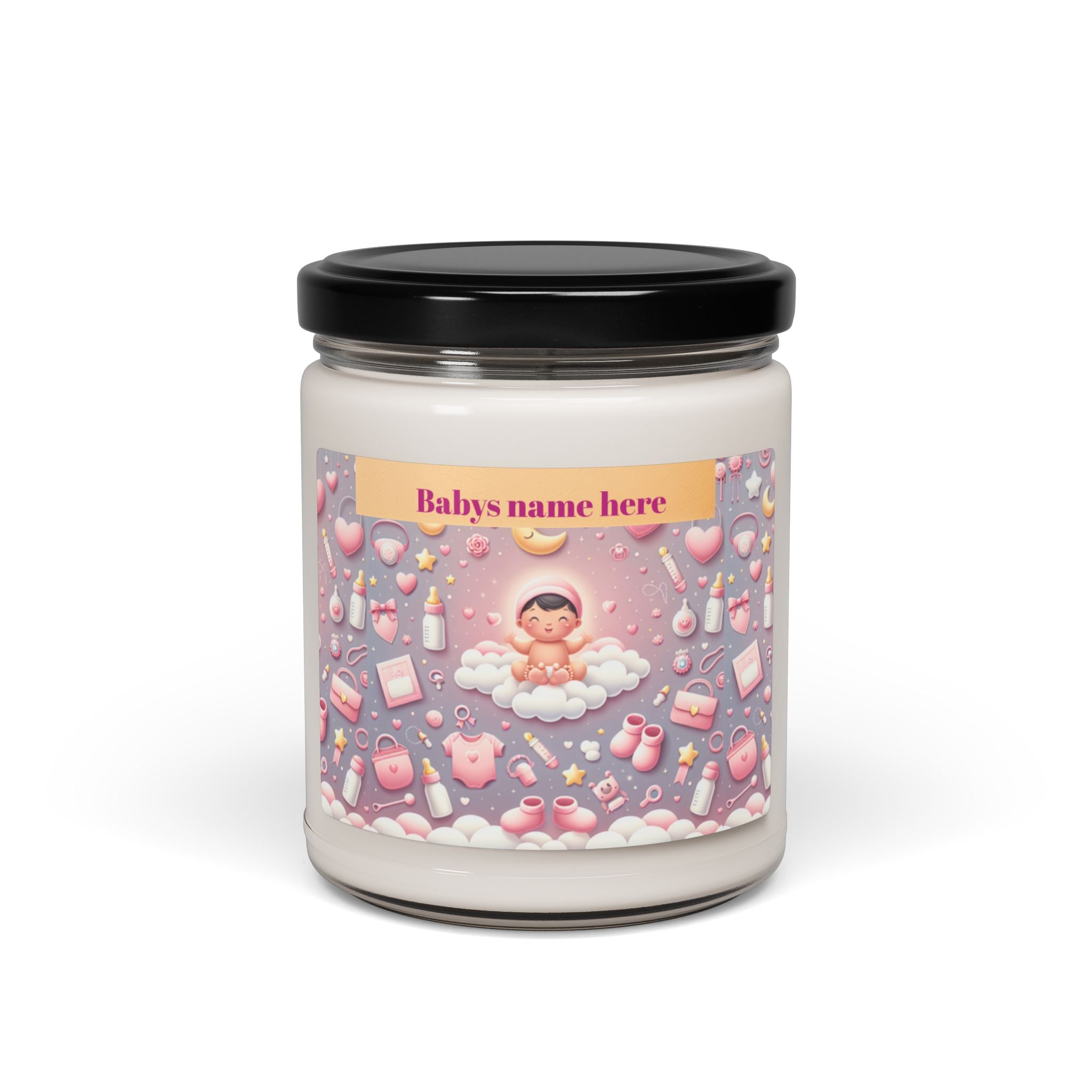 It's A Girl Whimsical Pink Dream Scented Soy Candle - 9oz Delightful Relaxation - S-Mart Shop Smart Treasures