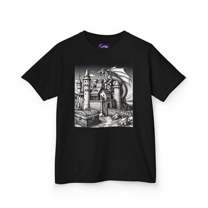 Kids Color Your Own Dragon Castle Tee - Fantasy Adventure Shirt for Imaginative Play - S-Mart Shop Smart Treasures