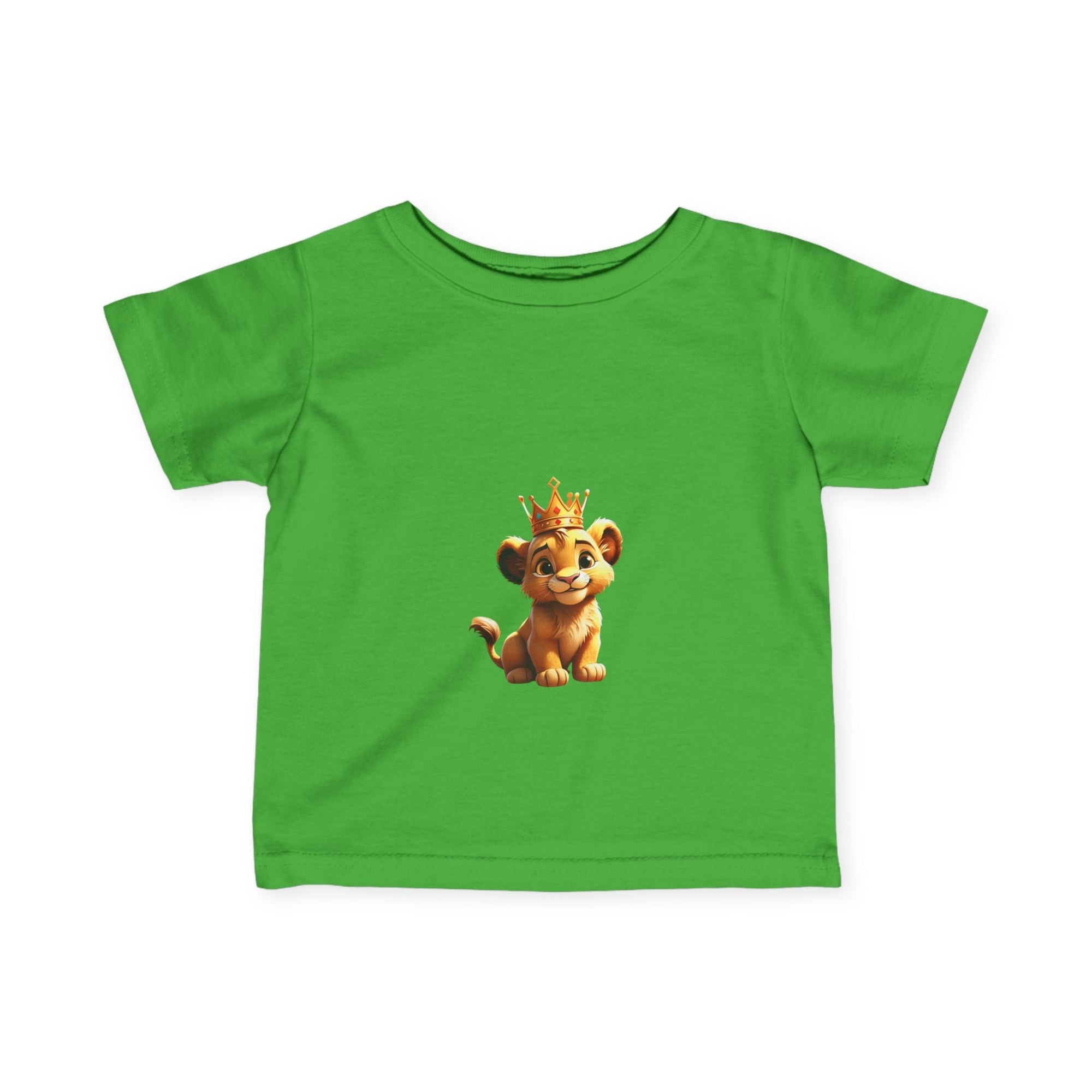 King Lion Infant Tee - Cute Baby Shirt for New Parents, Ideal Gift for Birthdays & Celebrations - S - Mart Shop Smart Treasures
