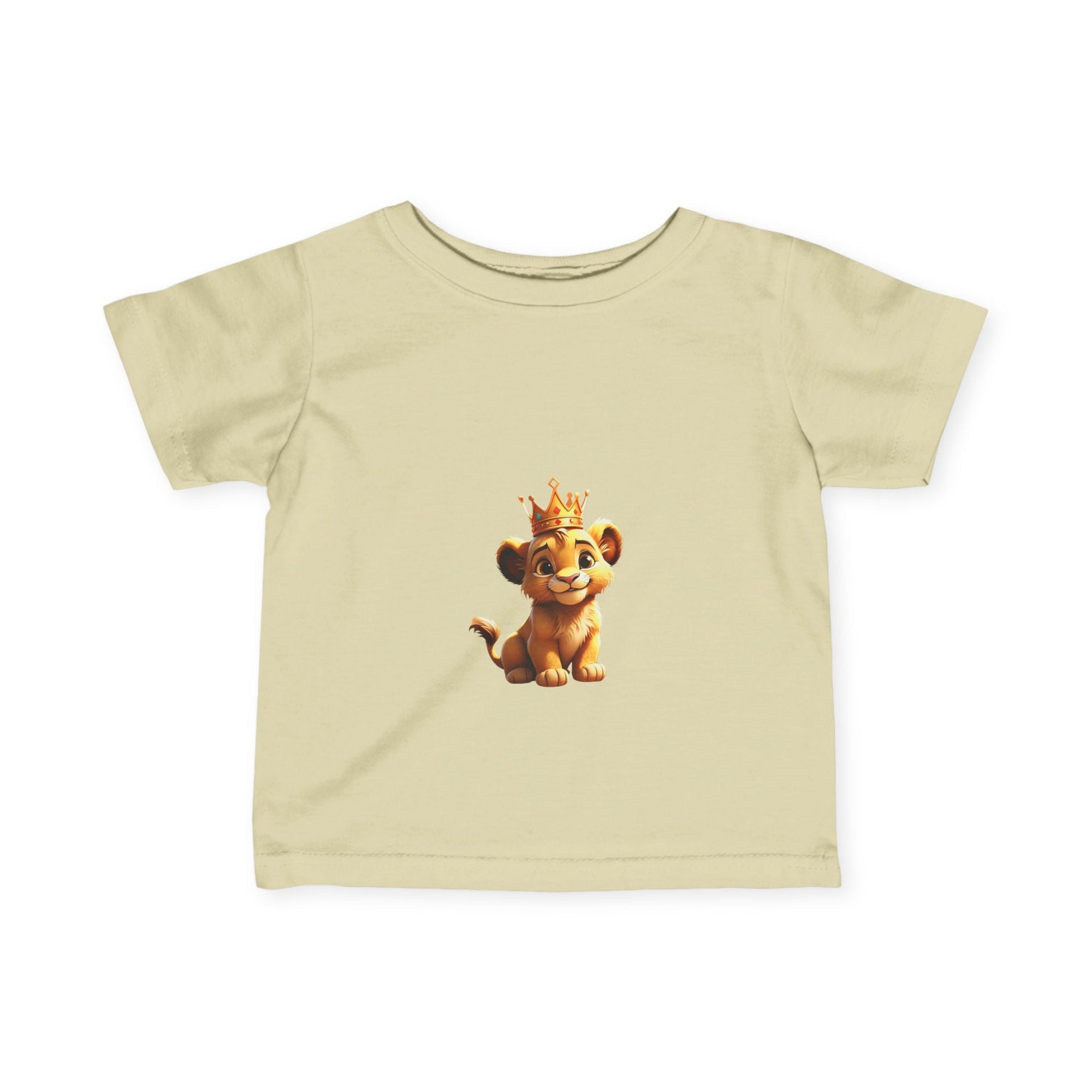 King Lion Infant Tee - Cute Baby Shirt for New Parents, Ideal Gift for Birthdays & Celebrations - S - Mart Shop Smart Treasures