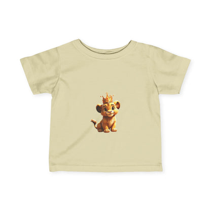 King Lion Infant Tee - Cute Baby Shirt for New Parents, Ideal Gift for Birthdays & Celebrations - S-Mart Shop Smart Treasures
