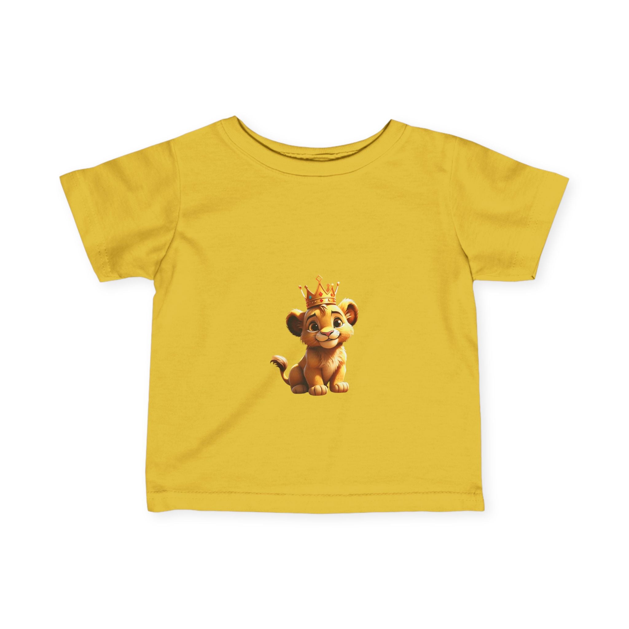 King Lion Infant Tee - Cute Baby Shirt for New Parents, Ideal Gift for Birthdays & Celebrations - S-Mart Shop Smart Treasures