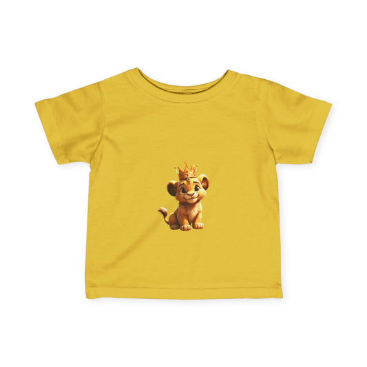 King Lion Infant Tee - Cute Baby Shirt for New Parents, Ideal Gift for Birthdays & Celebrations - S-Mart Shop Smart Treasures