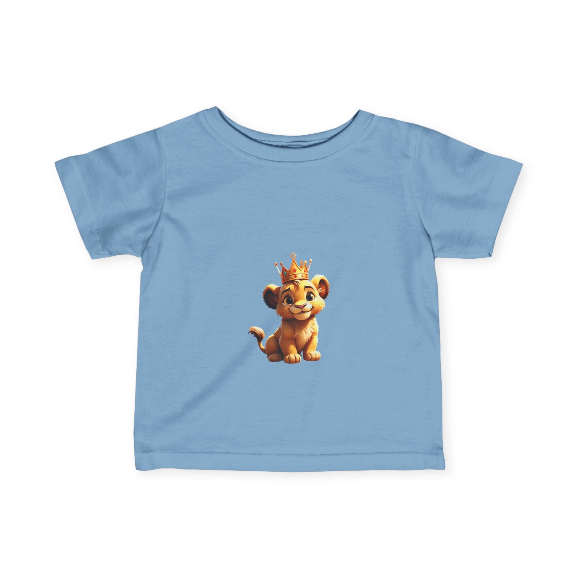 King Lion Infant Tee - Cute Baby Shirt for New Parents, Ideal Gift for Birthdays & Celebrations - S - Mart Shop Smart Treasures
