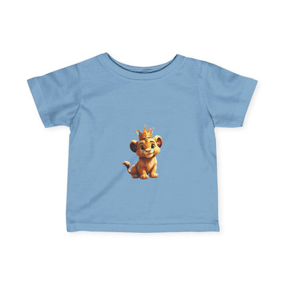 King Lion Infant Tee - Cute Baby Shirt for New Parents, Ideal Gift for Birthdays & Celebrations - S-Mart Shop Smart Treasures