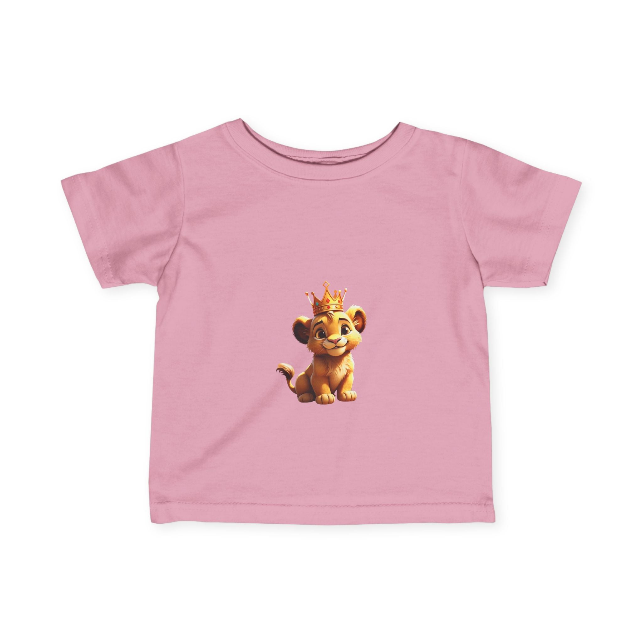 King Lion Infant Tee - Cute Baby Shirt for New Parents, Ideal Gift for Birthdays & Celebrations - S-Mart Shop Smart Treasures