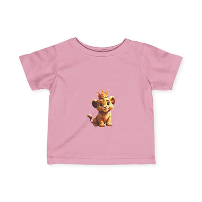 King Lion Infant Tee - Cute Baby Shirt for New Parents, Ideal Gift for Birthdays & Celebrations - S-Mart Shop Smart Treasures