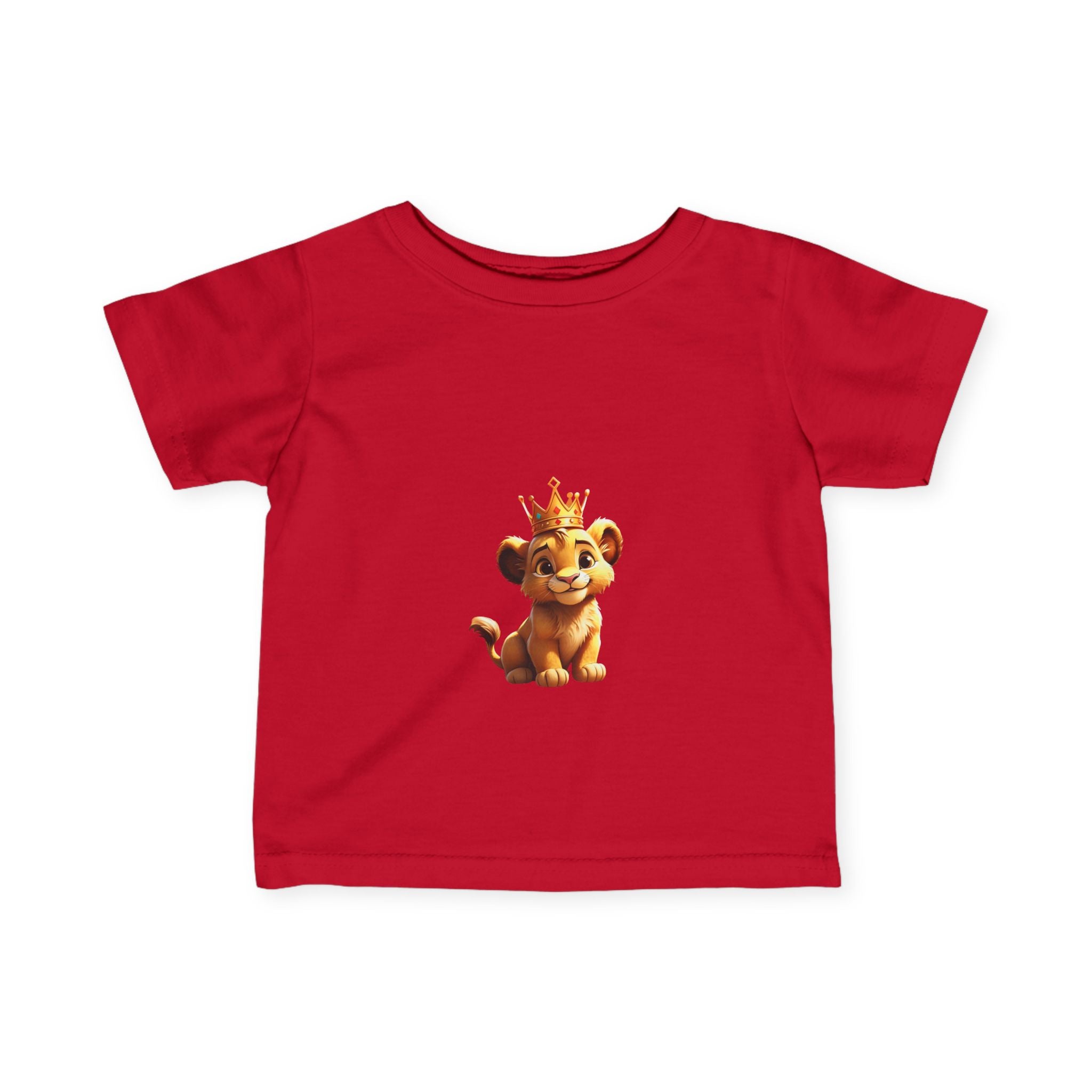 King Lion Infant Tee - Cute Baby Shirt for New Parents, Ideal Gift for Birthdays & Celebrations - S-Mart Shop Smart Treasures