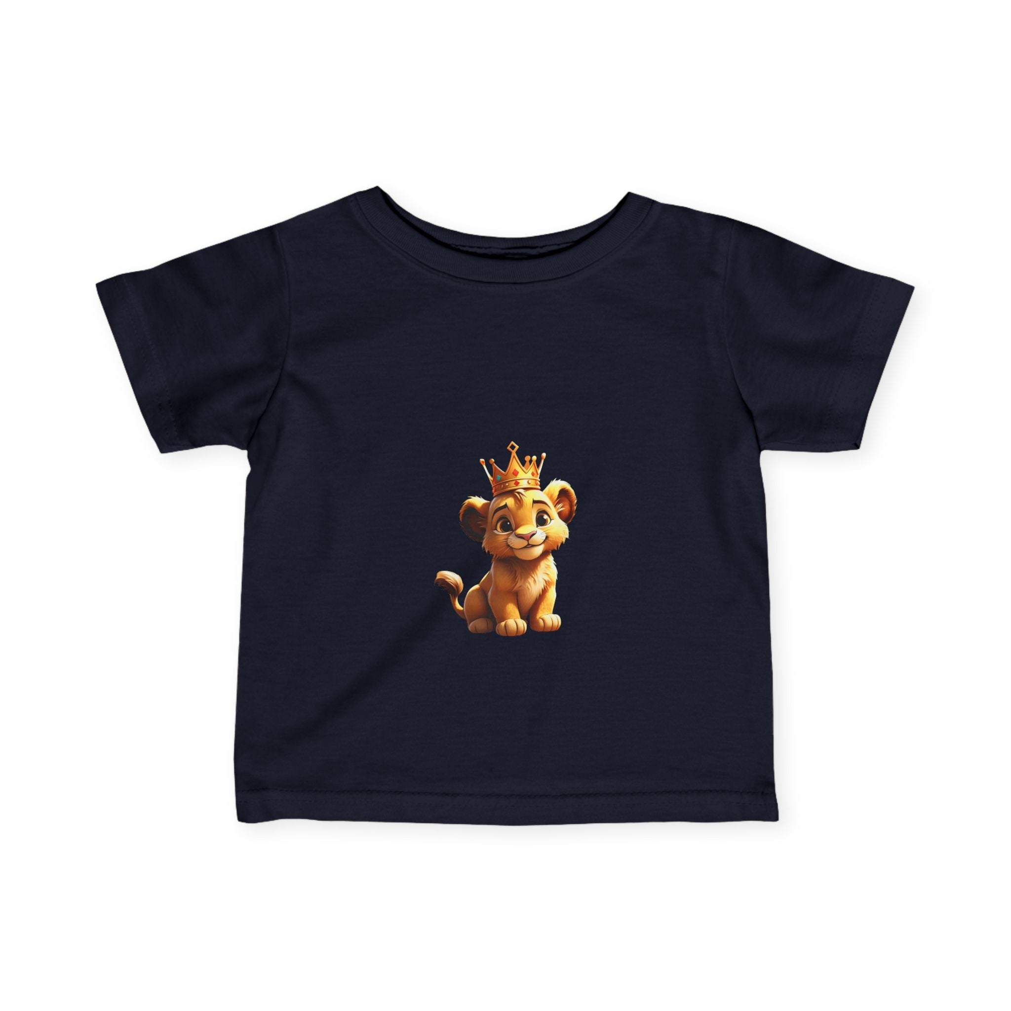King Lion Infant Tee - Cute Baby Shirt for New Parents, Ideal Gift for Birthdays & Celebrations - S-Mart Shop Smart Treasures