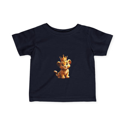 King Lion Infant Tee - Cute Baby Shirt for New Parents, Ideal Gift for Birthdays & Celebrations - S-Mart Shop Smart Treasures