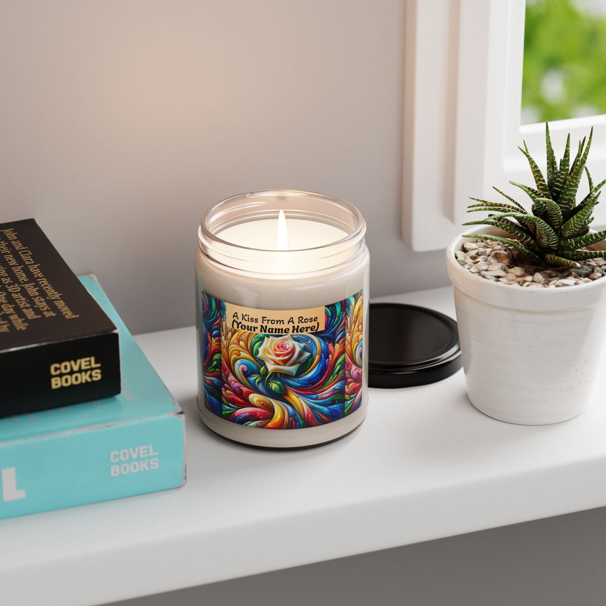 Kiss From A Rose -Soy Candle - 9oz - S-Mart Shop Smart Treasures