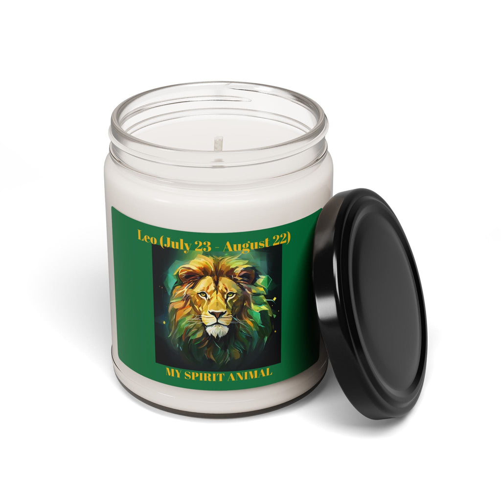 Leo Zodiac Scented Soy Candle - 9oz Aromatherapy Candle for Astrology Lovers - S-Mart Shop Smart Treasures