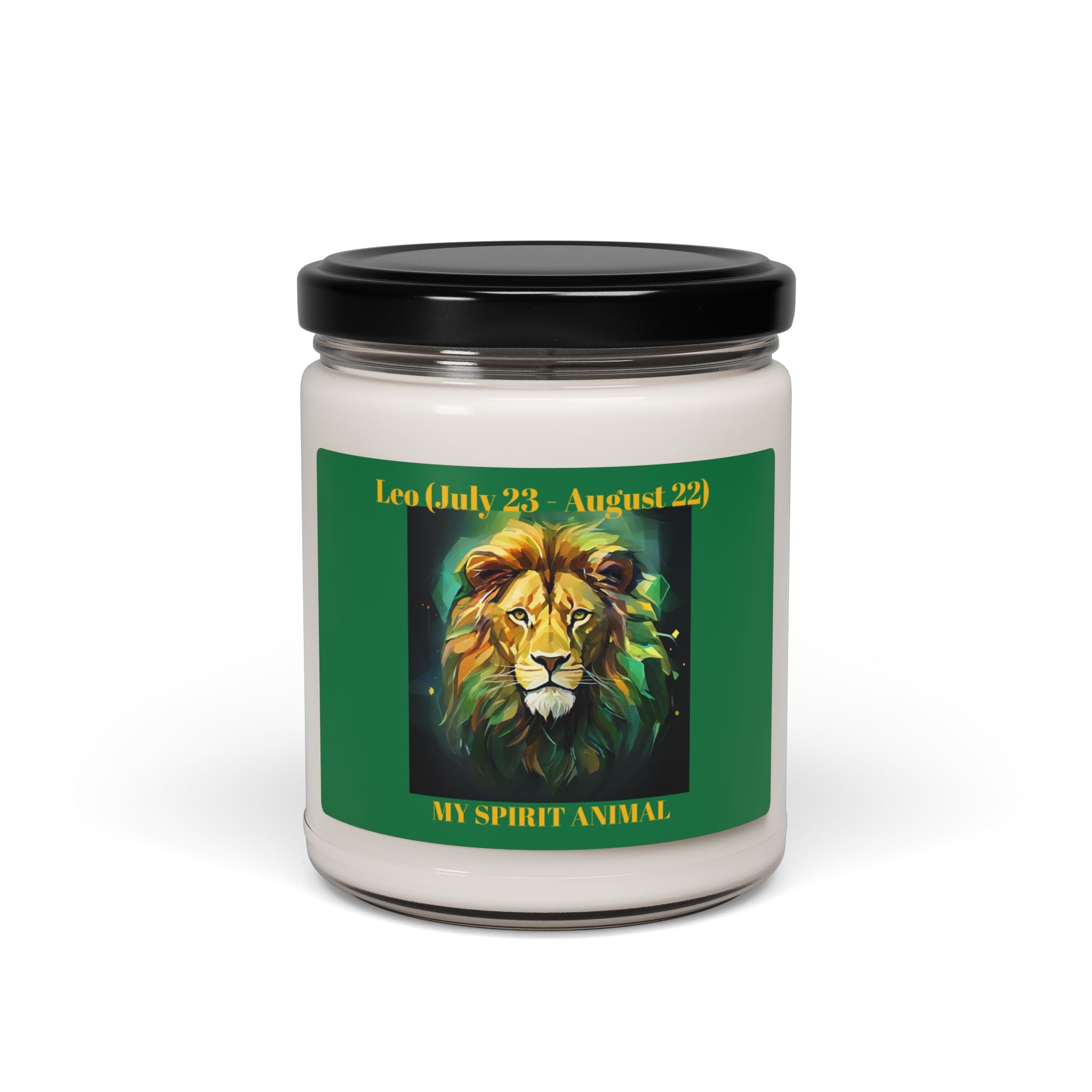 Leo Zodiac Scented Soy Candle - 9oz Aromatherapy Candle for Astrology Lovers - S-Mart Shop Smart Treasures