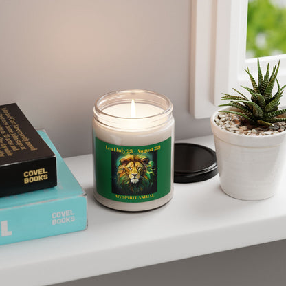 Leo Zodiac Scented Soy Candle - 9oz Aromatherapy Candle for Astrology Lovers - S-Mart Shop Smart Treasures