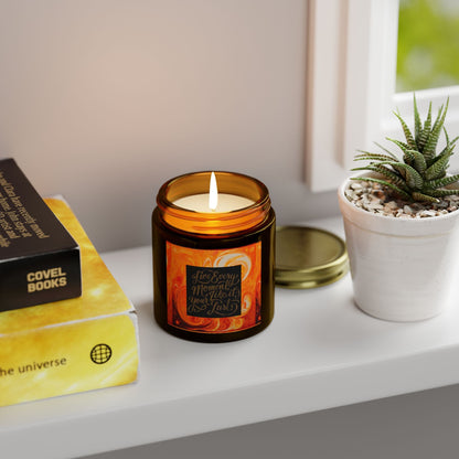 Live Every Moment Scented Candle - Coconut Apricot Wax (4oz, 9oz) - S-Mart Shop Smart Treasures